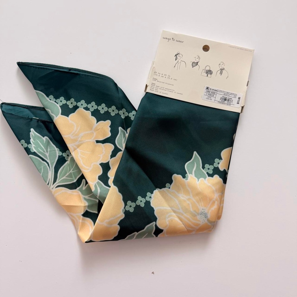 NEW A New Day Floral Scarf